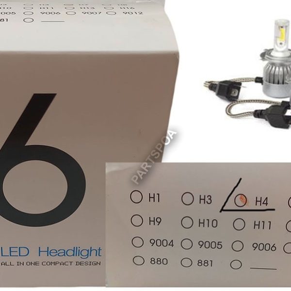 C6 LED H4 Bulb