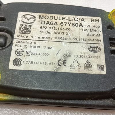 Mazda Demio Electronic Sensors Computer